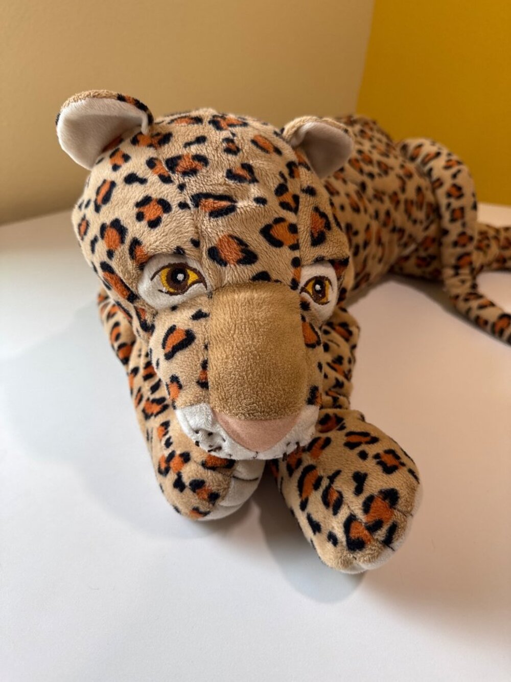 LEOPARD Large 32" Laying Ikea Morrhar Stuffed Animal Plush Toy
